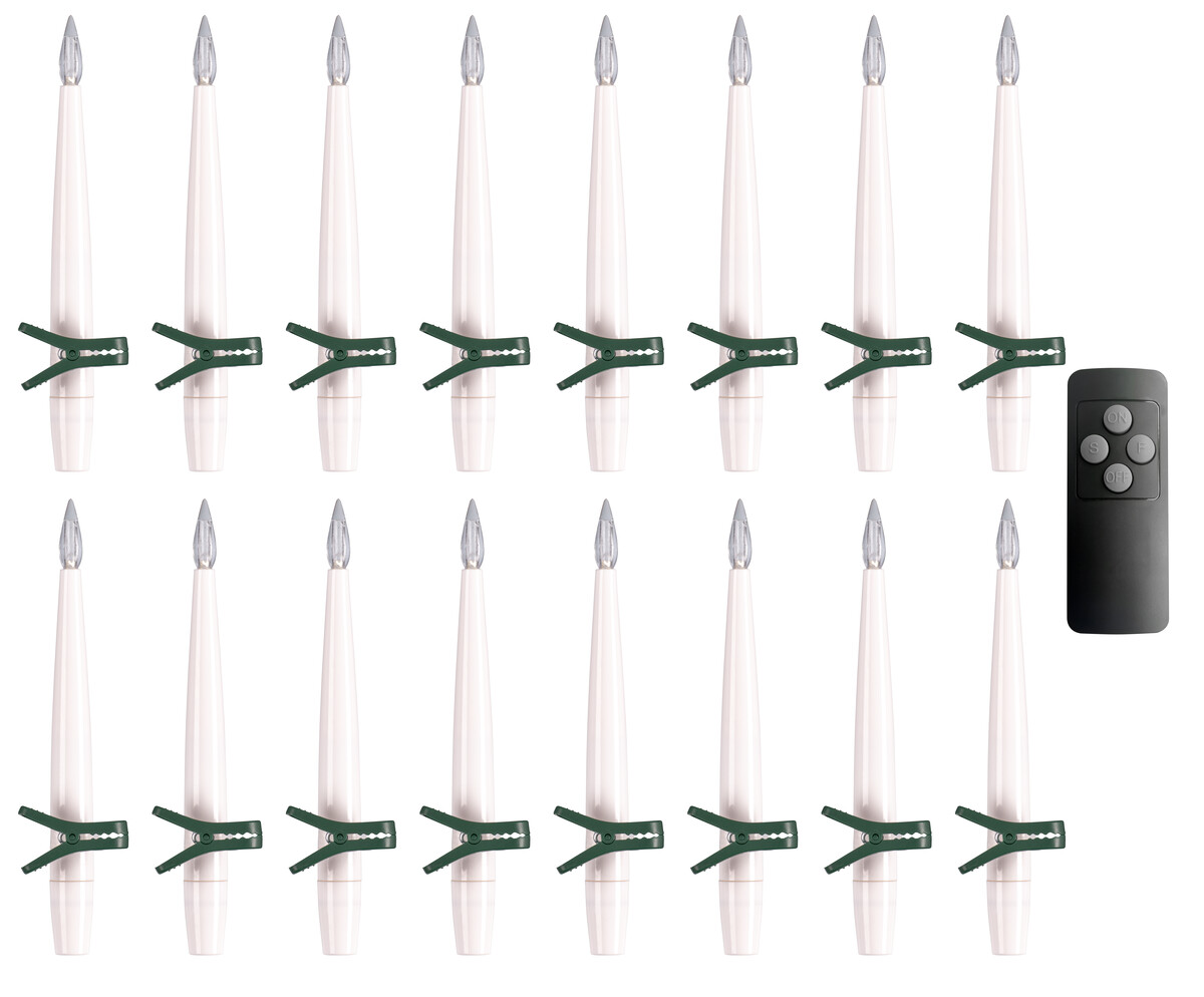 Cordless Christmas lights flickering flame
