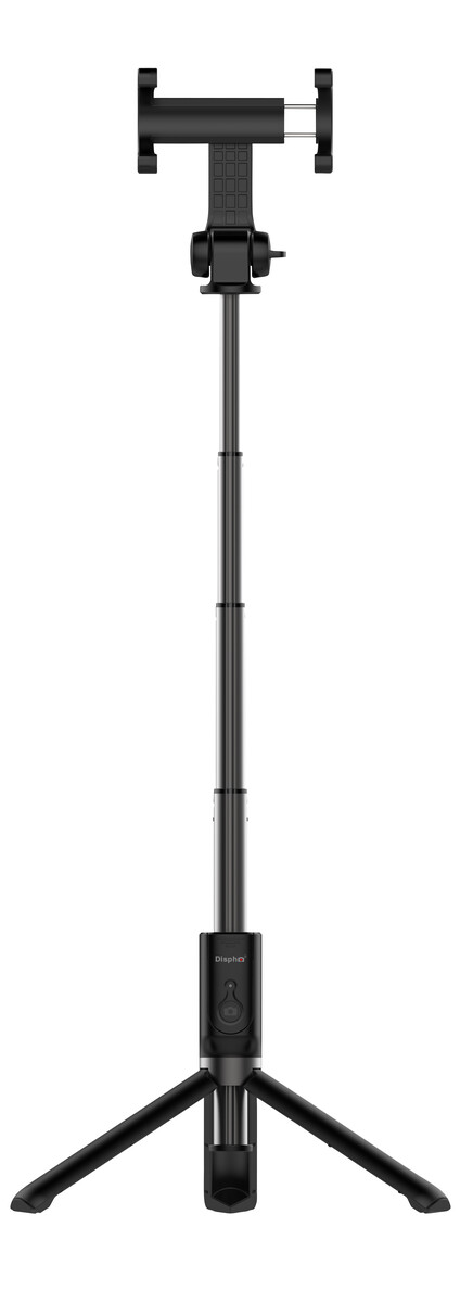Selfie stick with tripod and remote
