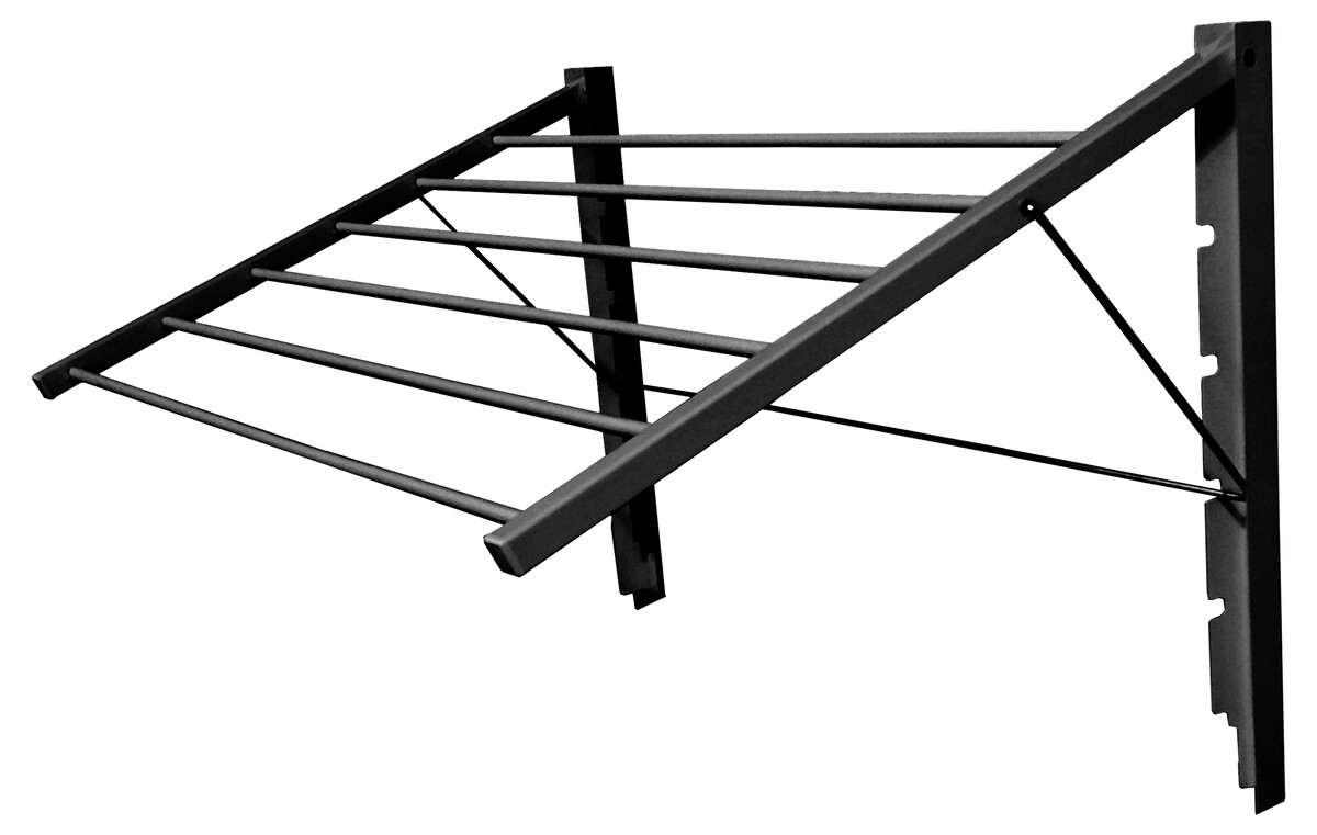 Wall-mounted folding clothes dryer
