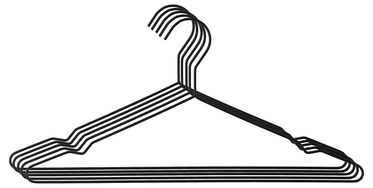Non-slip metal hanger 5 pcs