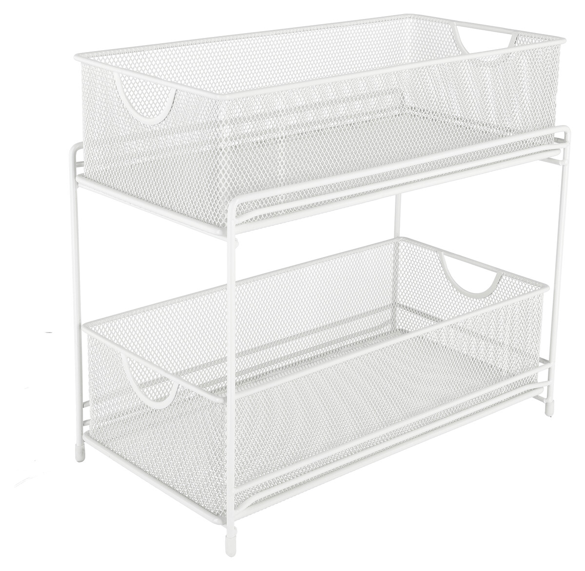 Small shelf with 2 baskets